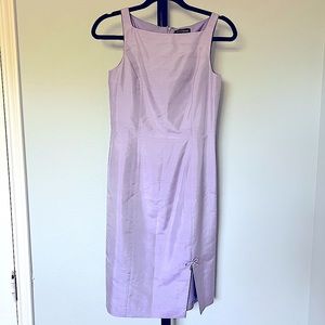 Vintage Ann Taylor Lavender Silk Dress, size 2